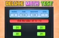 Deluxe Math Test
