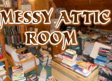Objets Caches Messy Attic Room