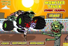 Monster truck zombie crusher