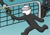 Stick Figure Badminton