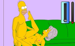 Homer Happy sex