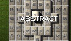 Mahjongg 3D Numbers Abstract