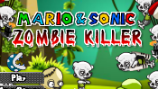 Mario et Sonic Tueurs de Zombies