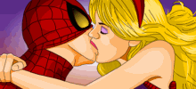 Spider Man Kiss