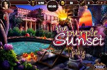 Le coucher du soleil pourpre