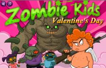 Zombie Kids Valentines Day