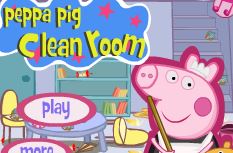 Peppa Pig nettoie sa Chambre