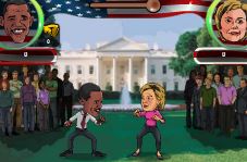 Street Fight Obama VS Hillary